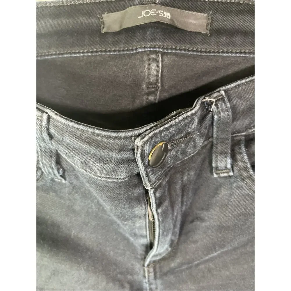 Joe’s Jeans Mid Rise Skinny Jeans Black Lightweight Women’s Size 27